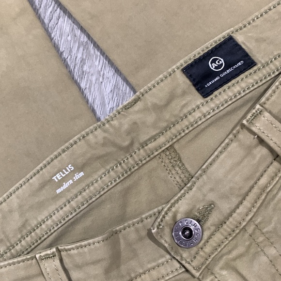 AG Adriano Goldschmied Tellis Sud Sueded Modern Slim 5pkt Style Pants size 34 - Picture 8 of 10